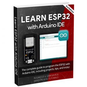 Learn ESP32 with Arduino IDE eBook 3rd edition square image