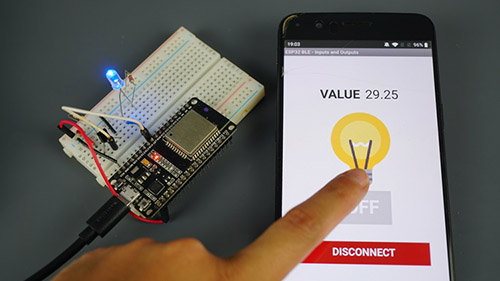 Learn ESP32 with Arduino IDE eBook Project 3 BLE App ESP32