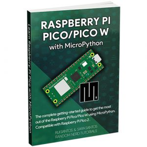 Learn Raspberry Pi Pico W with MicroPython eBook new cover